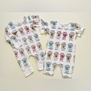 Set of two rompers size 2T